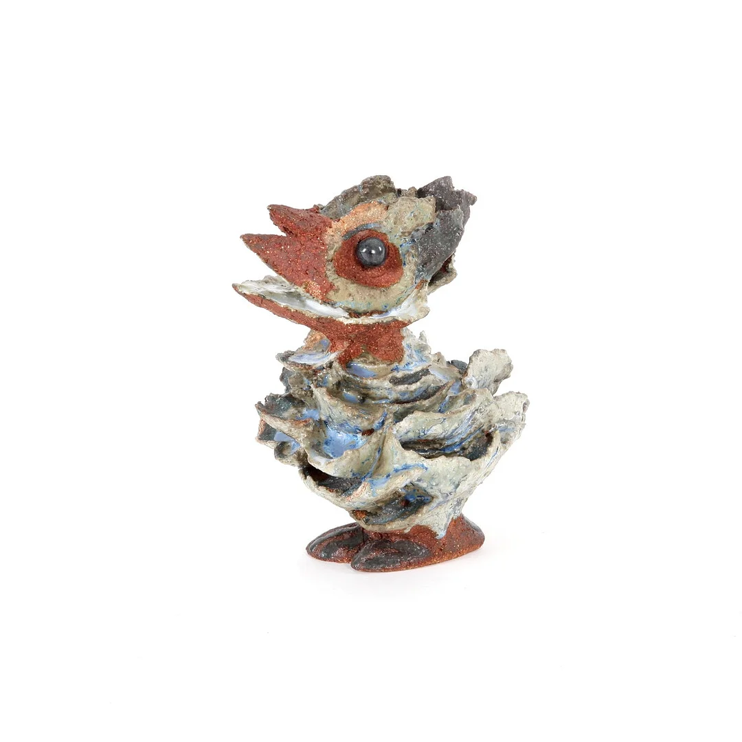 TYRA LUNDGREN. 1897-1979. Fågel, glaserat stengods, signerad 1968. — European — Auktionsverket Engelholm