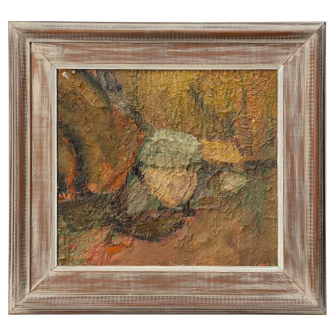 EVERT LUNDQUIST. Olja på pannå, ej signerad. — Paintings — Stockholms Auktionsverk Göteborg