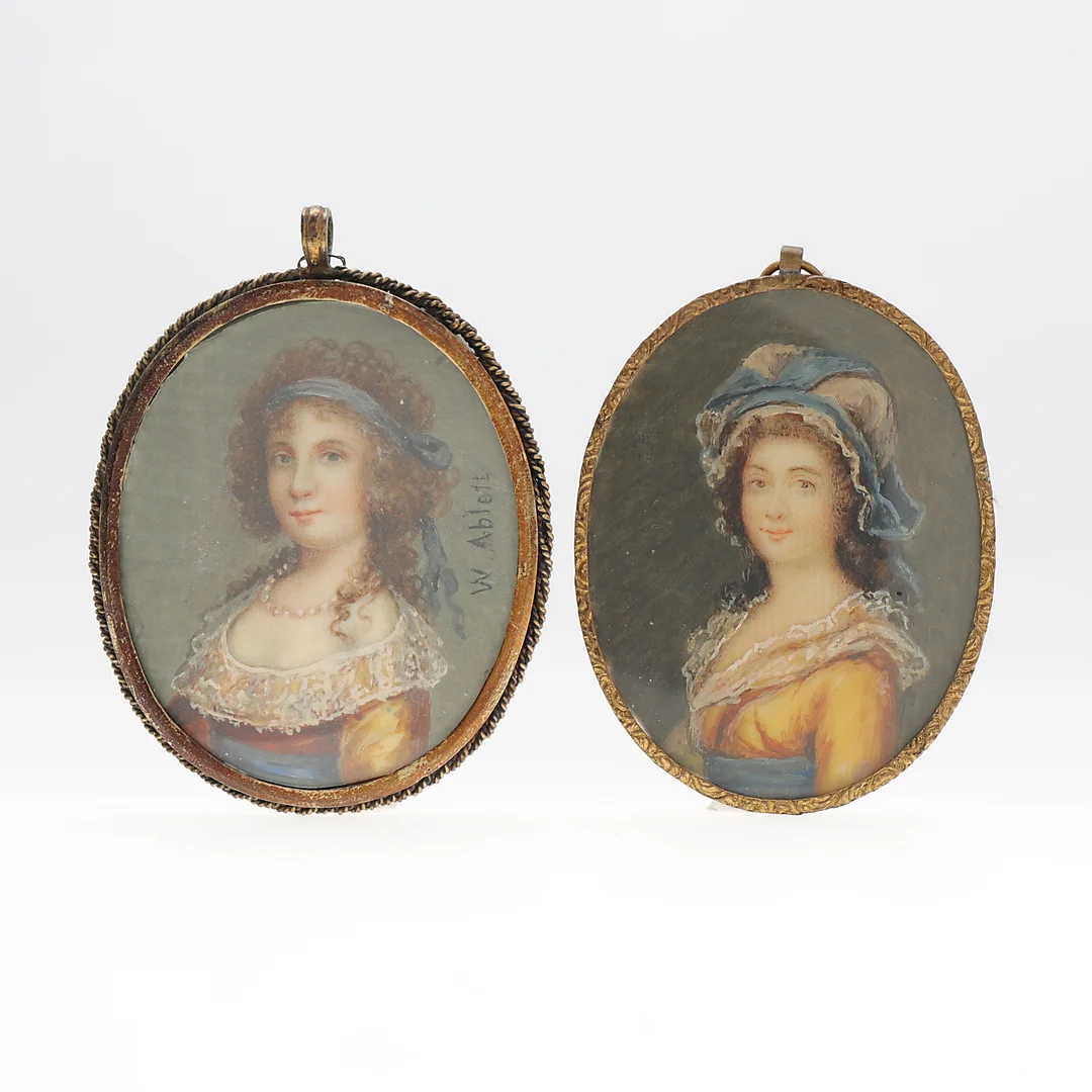 SPANISH SCHOOL, PROBABLY LATE 18TH CENTURY. Female portraits. — Other — Balclis