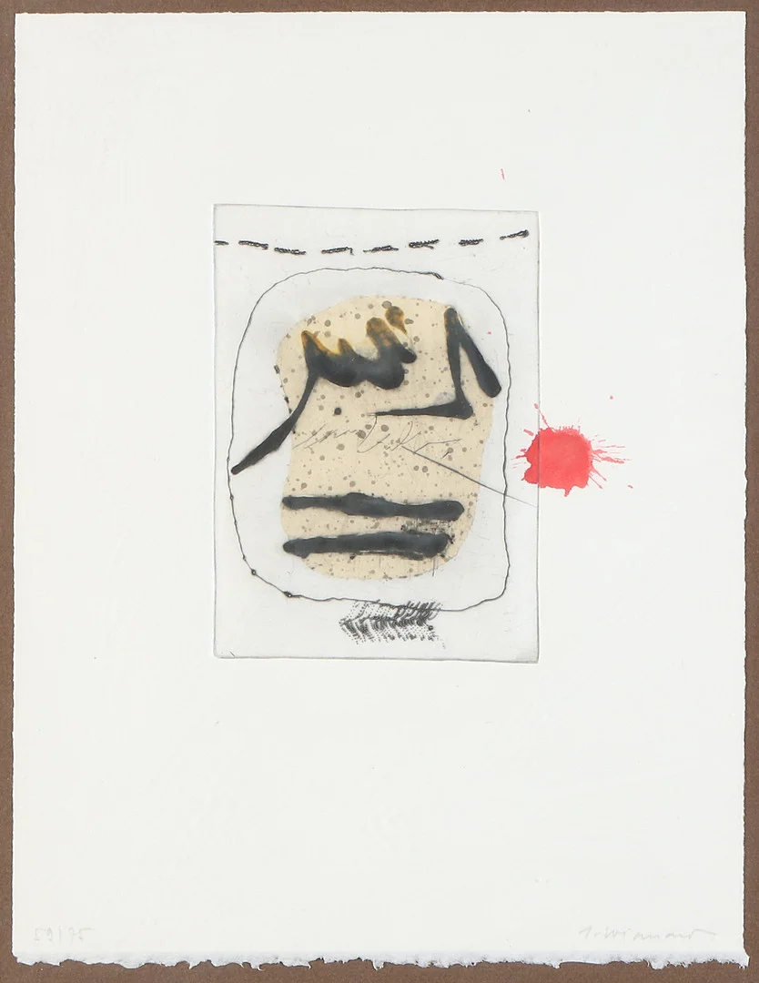 JAMES COIGNARD. Etsning, 59/75. Komposition. Signerad. — Engravings & Prints — Skånes Auktionsverk