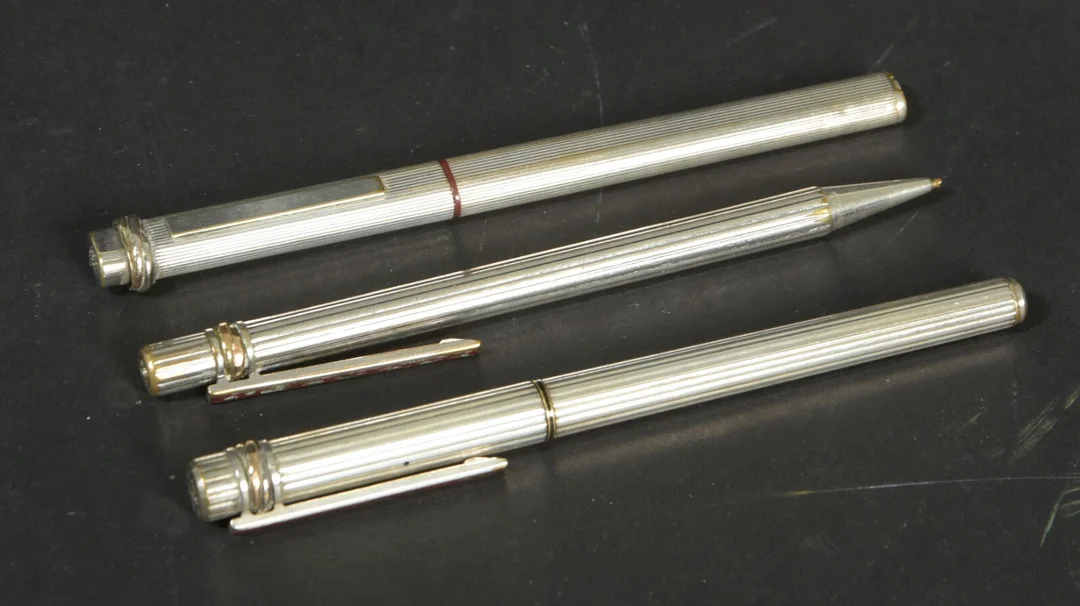 Must de Cartier m.m. Tuschpen, pencil & fyldepen el. fountain pen (3) — Hobby and collectibles/Collectibles — Lauritz