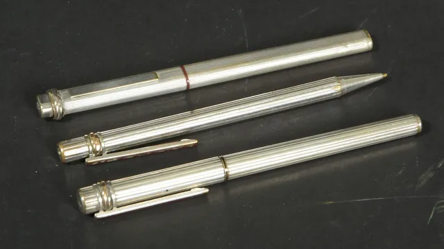 Must de Cartier m.m. Tuschpen, pencil & fyldepen el. fountain pen (3)