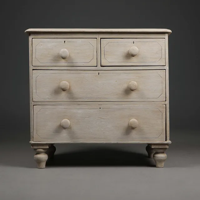 VICTORIAN PAINTED CHEST.
