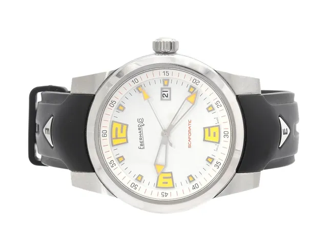 EBERHARD & CO, Scafomatic, Cal SW 200, Serie nr. 0807, Boett nr. 41026, herrur, 42 mm, stål, automatisk, safirglas, datum, gummiband, originalspänne, ca 2017, box.