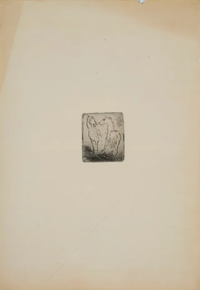 Ness, Bjarne — "To hester" 1924