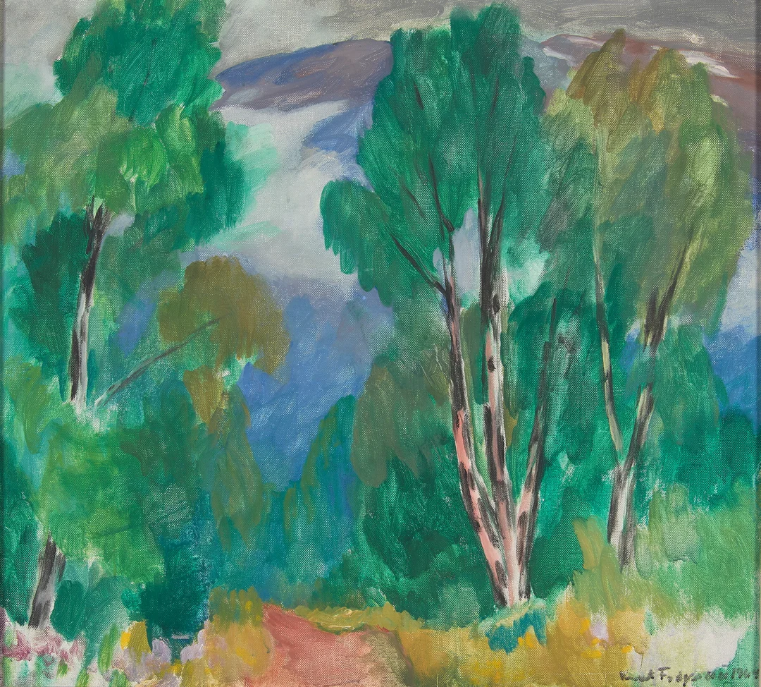 Frøysaa, Knut — Landskap, 1964 — Kunst/Maleri — Blomqvist