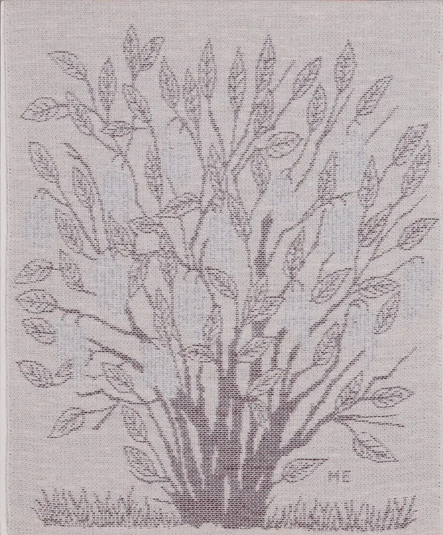 MARGARETA ERIKSSON. "Hängen", väggbonad, monogramsignerad ME.