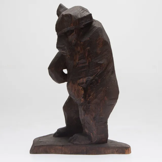 ERIK REIMHULT. SKULPTUR, trä, signerad och daterad 1973.