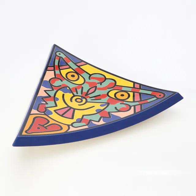 KEITH HARING. SKÅLFAT. Keramik. Limited edition, 105/750. Villeroy & Boch, Spirit of Art No2.