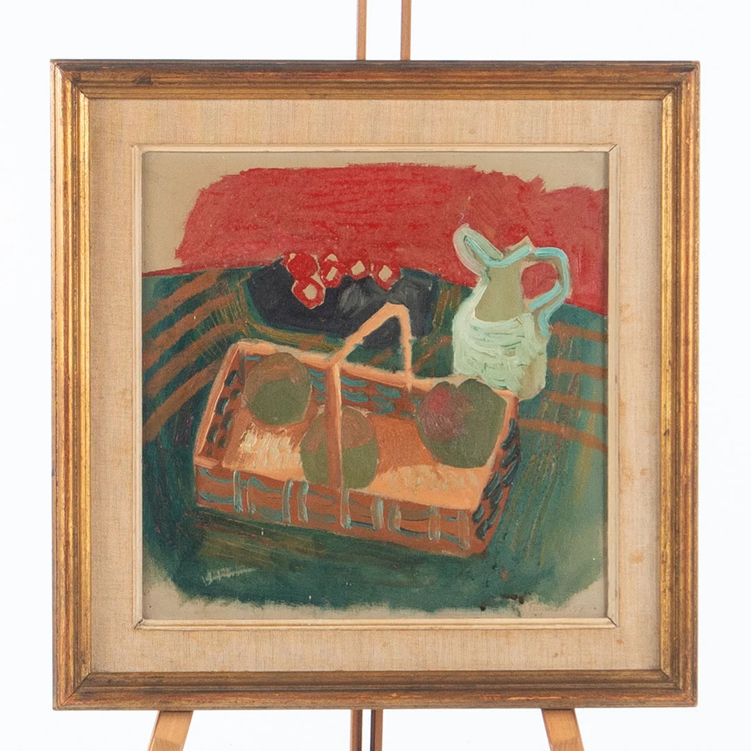 BJÖRN TRÄDGÅRDH (1909-1998). Olja på duk, stilleben. — Paintings — Laholms Auktionskammare