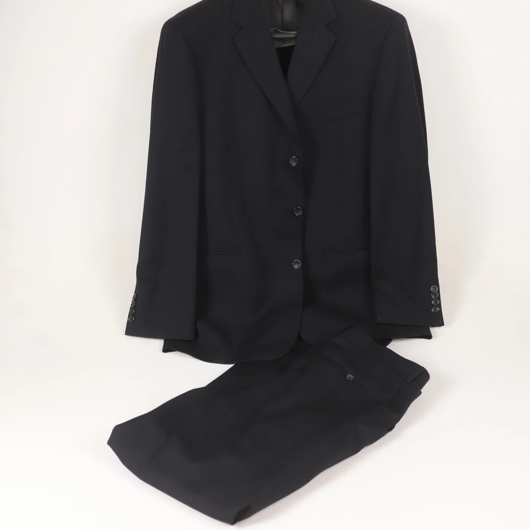HERRKOSTYM, 2 delar, ull Super 100´s, Oscar Jacobson/Biela, Italien. — Vintage & Designer Fashion — Helsingborgs Auktionskammare