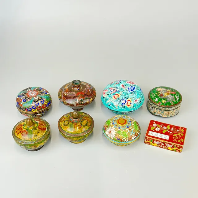 CLOISONNÉ BOXES ETC.