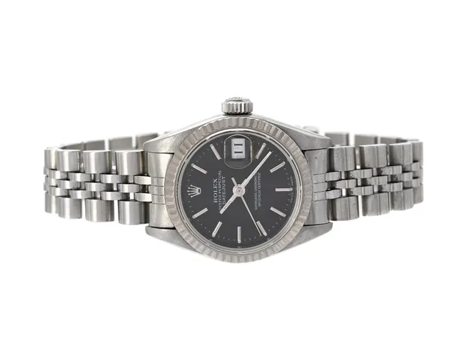 ROLEX, Oyster Perpetual, Datejust (Swiss Made), Chronometer, Ref nr. 69174, Serie nr. 9756413, Cal 2135, Verk nr. 0779494, Boett nr. 69000A, damur, 26 mm, stål/vitguld, automatisk, safirglas, datum, utbytt urtavla (Luminova), defekt (akut servicebehov), Jubileelänk, viklås, Ref nr. 62510D-I568, cert, november 1987, box, ytterkartong.