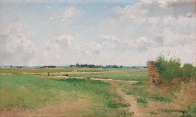Axel Lindman, Landskap från Barbizon.
