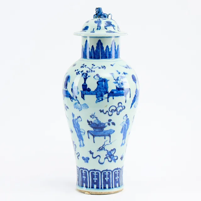 LOCKURNA Kina sen Qing 1900-tal porslin.
