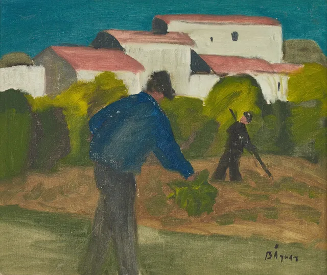 BENGT ÅGREN. Motiv från Malaga, olja på duk, 1900-talets tredje kvartal, signerad.