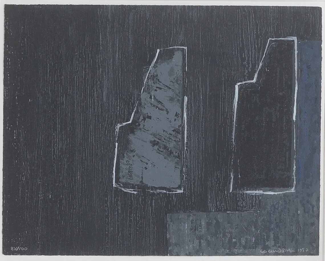 LARS GÖSTA LUNDBERG. Färglitografi, signerad 88/100, daterad 1987. — Engravings & Prints — RA Auktionsverket Norrköping