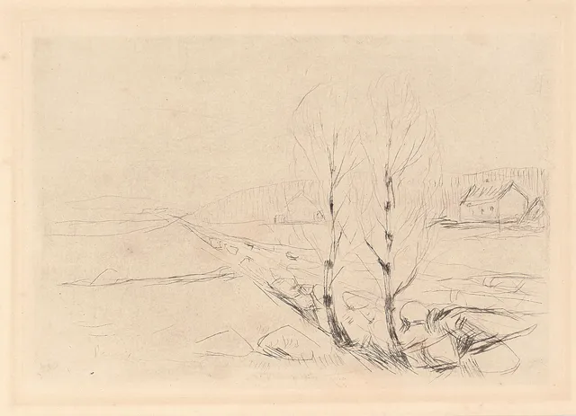 Munch, Edvard — "Norsk landskap" 1908
