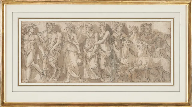 LOUIS MASRELIEZ (PARIS 1748-1810 STOCKHOLM). Tillskriven. Backanal.