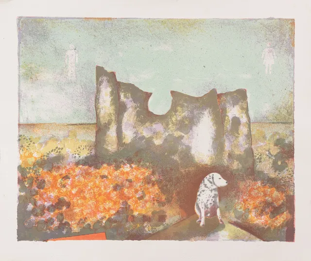 MATS LUNDAHL (FÖDD 1963). Meditation, litografi nr 14/60, signerad.