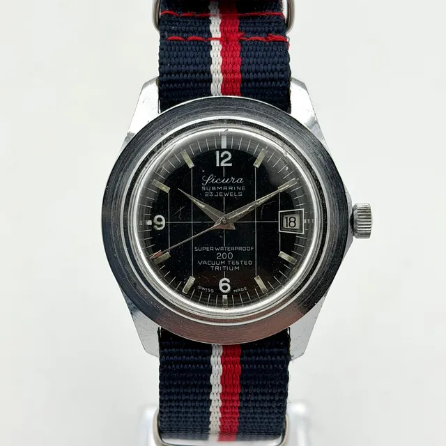 SICURA SUBMARINE, armbandsur, 1970-tal, manuell, stål.