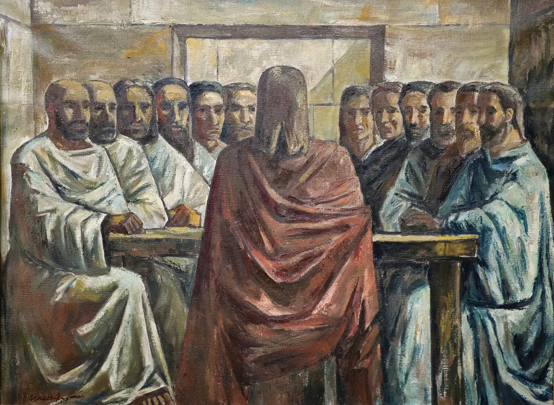 JOSEP MARIA MORATÓ ARAGONÈS (1923-2006). "Jesucristo". — Paintings — Barcelona Auctions