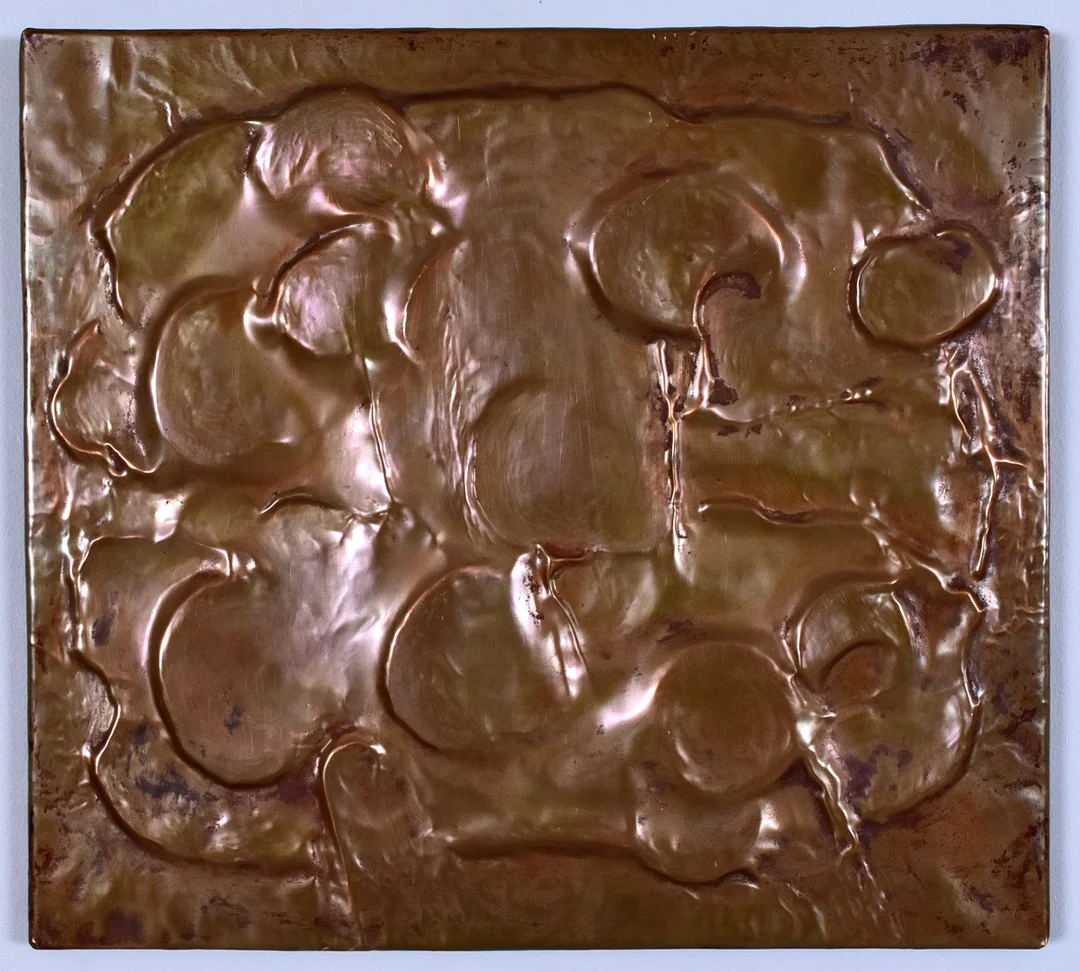 NILS JOHANSSON. relief, koppar, komposition. — Sculptures & Bronzes — Halmstads Auktionskammare