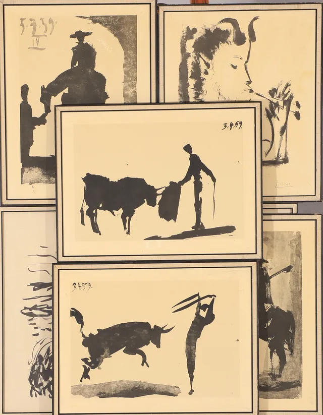 PABLO PICASSO. 6 tryck.