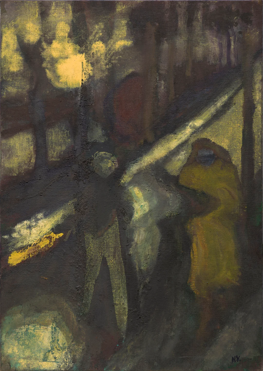 Vikhagen, Håvard — "Vei om kvelden" 2007 — Kunst/Maleri — Blomqvist