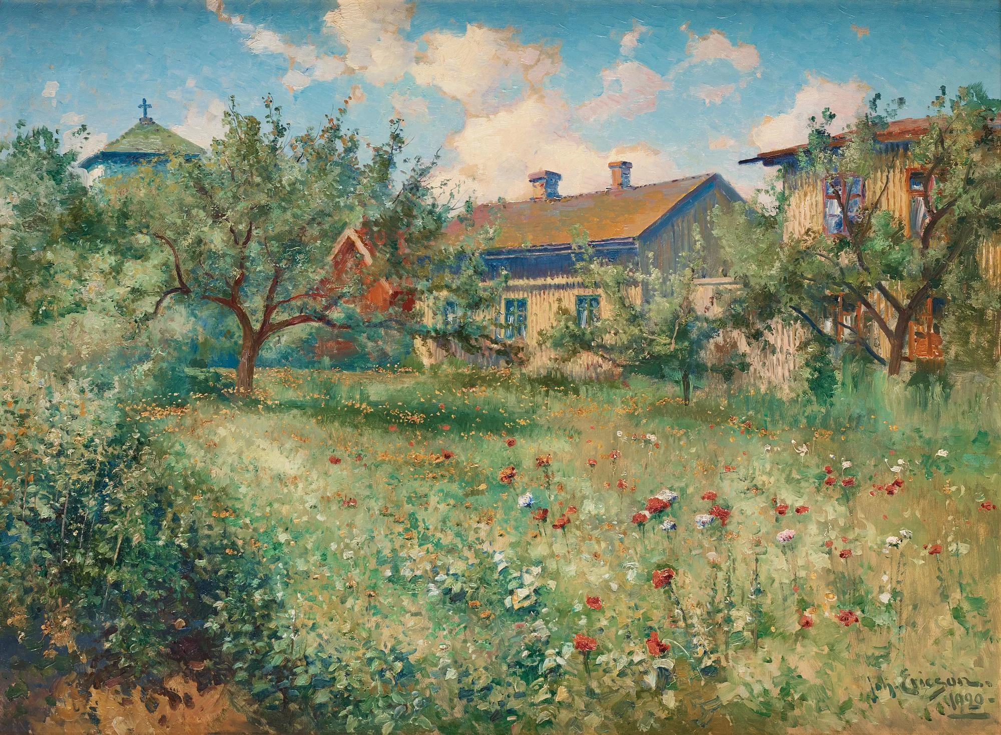 Johan Ericson, Sommarträdgård, Marstrand. — Bukowskis