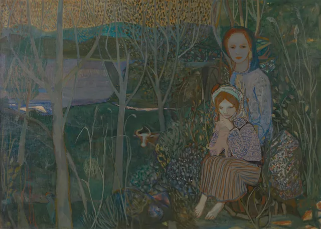 Fjell, Kai — En hvilestund i skogen, 1943