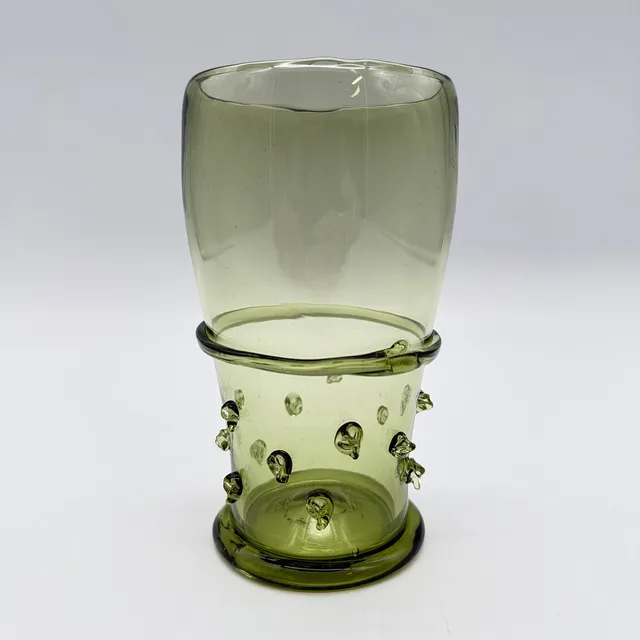 NUPPENBECHER GRÜN WALDGLAS.