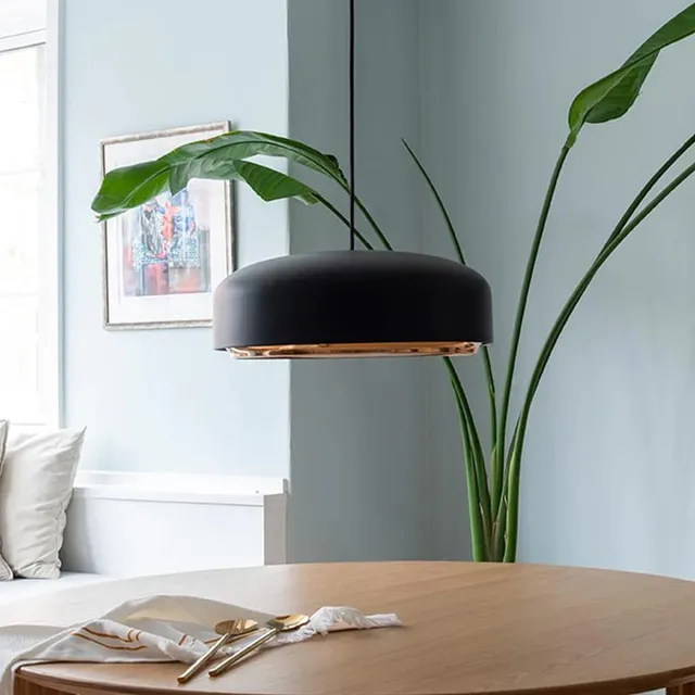 Jacob Rudbæk for Umage. 6 pendant lights model Hazel medium, black (6)