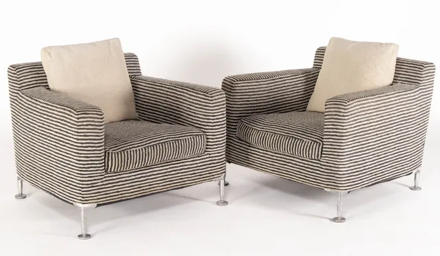 Antonio Citterio. A pair of armchairs Model 'Harry' for B&B Italia (2)
