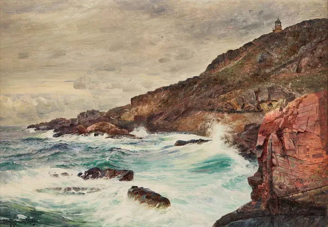 OLOF KRUMLINDE. Klippor och Kullens fyr.