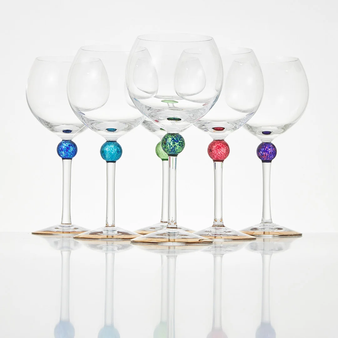 ERIKA LAGERBIELKE. Vinglas, 6 st,. "Romeo och Julia", Orrefors. — Utility glass — Stockholms Auktionsverk Magasin 5