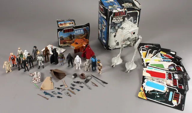Star Wars. Samling figurer m.m.