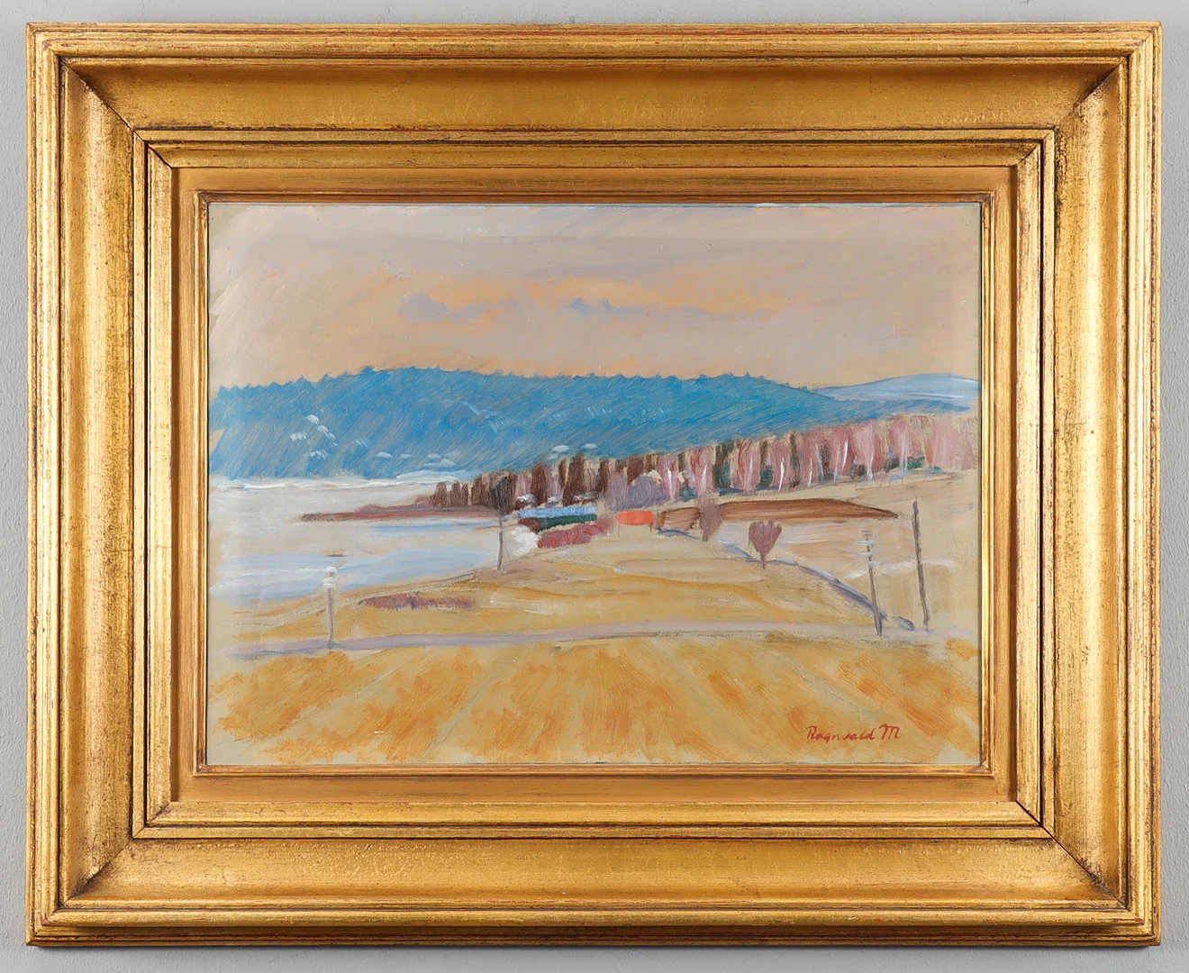 RAGNVALD MAGNUSSON. Olja på pannå, signerad. — Paintings — Karlstad Hammarö Auktionsverk
