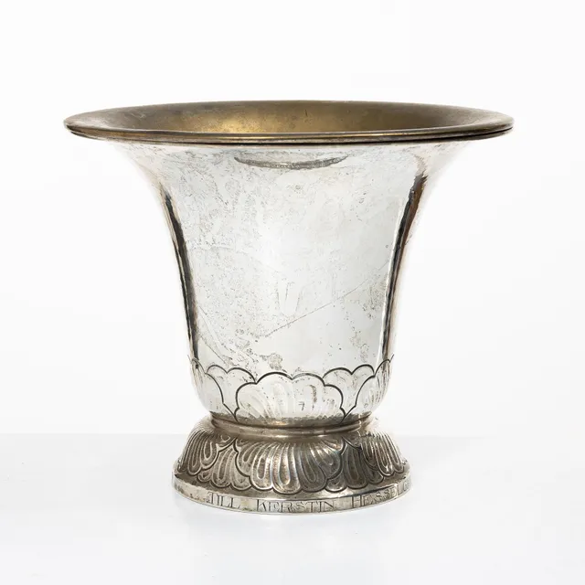 C.G. Hallberg, Vinkylare, silver, Stockholm 1921.