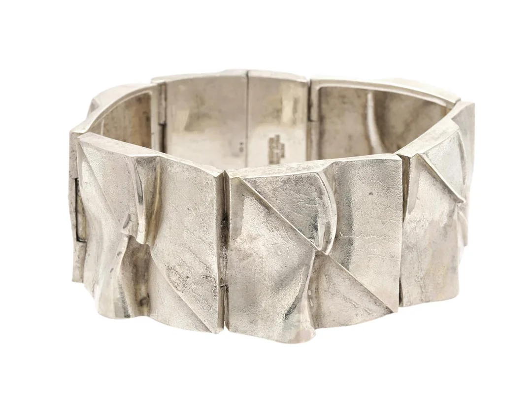 LAPPONIA, armband, sterlingsilver, Björn Weckström, Finland 1974, längd 19 cm, vikt 102,3 g. — Smycken/Armband — Kaplans