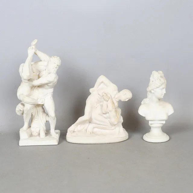 AFTER THE GRAND TOUR, THREE SCULPTURES (3).