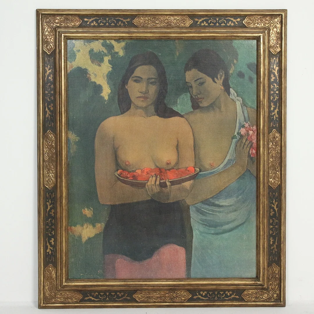 PAUL GAUGUIN. Nach. 'Two Tahitian Women', Druck. — Engravings & Prints — Stockholms Auktionsverk Düsseldorf/Neuss