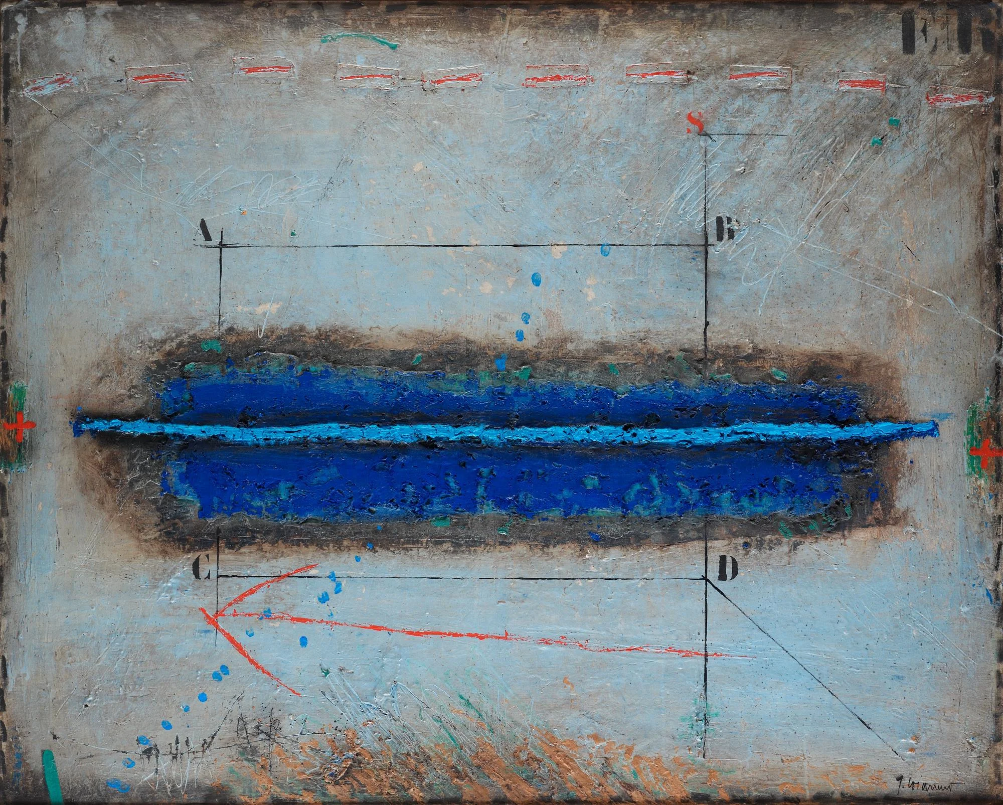 James Coignard, "Composition - Tension Horizontale". — Bukowskis