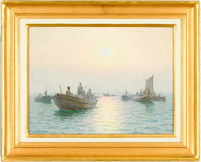 EMIL EKMAN. Fiskebåtar.