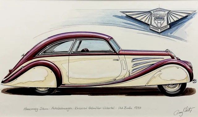 RONY LUTZ. HANOMAG STURM. Original.