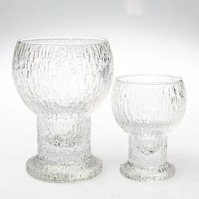 TIMO SARPANEVA. Glasservisdelar, 15 st " Kekkerit " iittala, Finland.