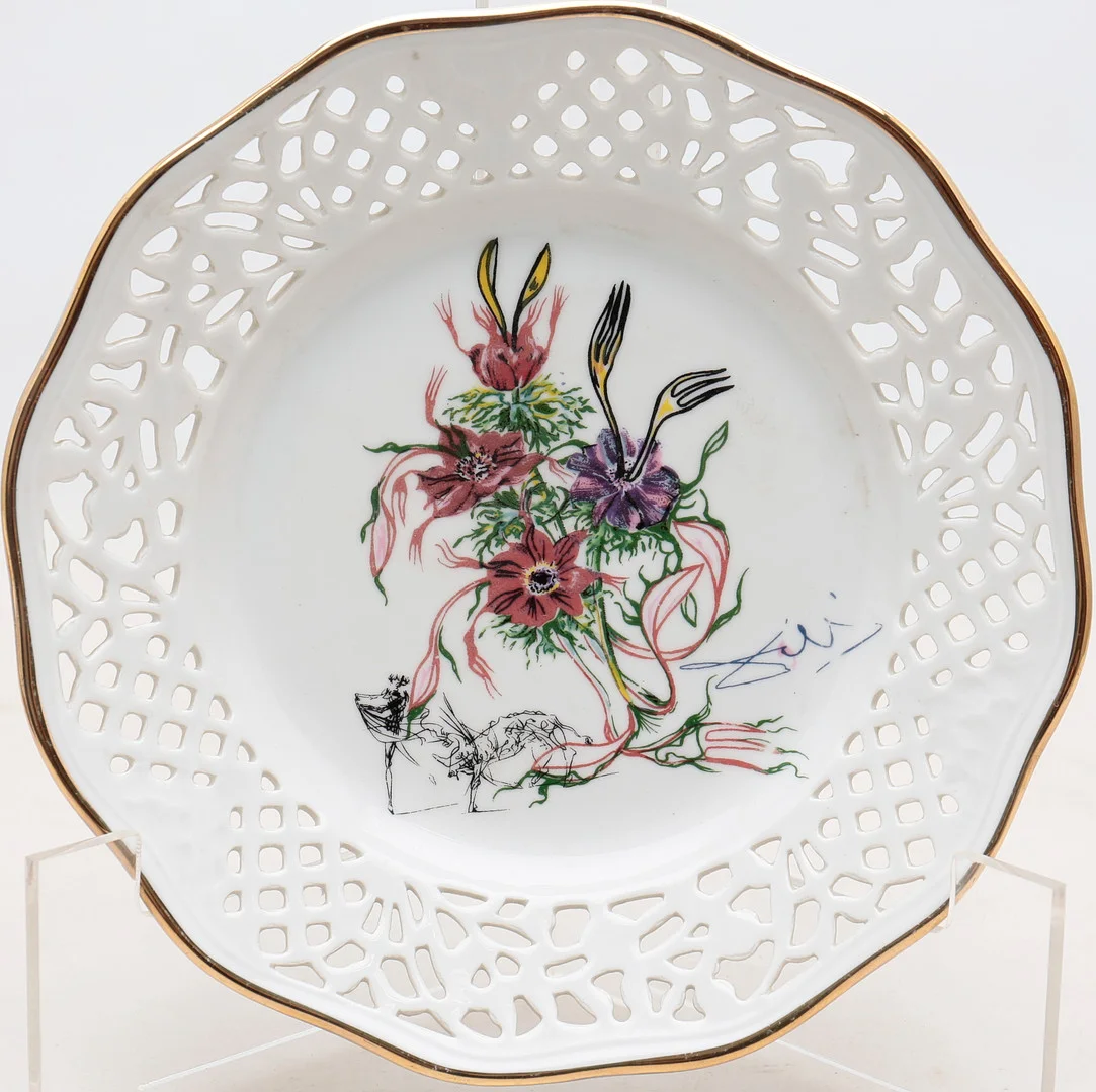 AFTER SALVADOR DALÍ. Dish No. 9 from the series “Las Flores Dalinianas”. — European — Balclis