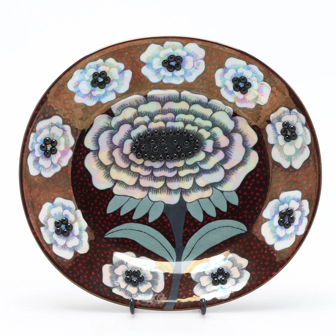 BIRGER KAIPIAINEN. FAT, "Fiori", märkt Arabia Art Made in Finland 1983, numrerat 853/2000. — European — Crafoord Auktioner Malmö