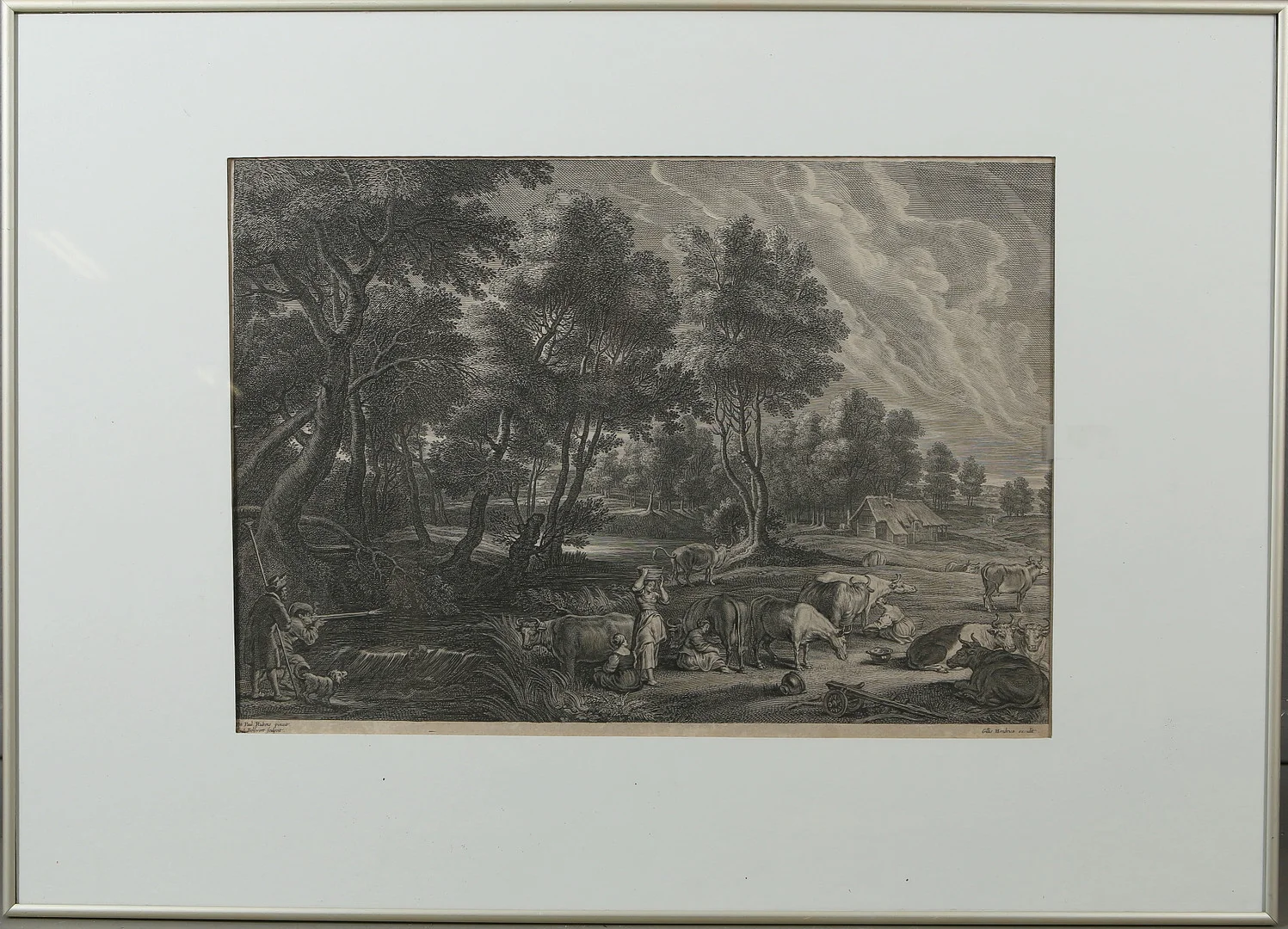 S.A BOLSWERT. Kopparstick, motiv efter PeterPaul Rubens, tryckt av Gillis Hendricx, troligen 1600-talets andra hälft. — Engravings & Prints — Auktionshuset Kolonn