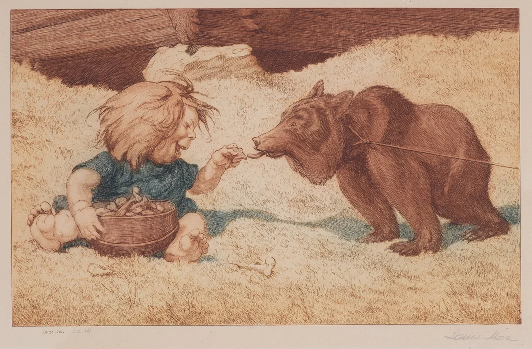 Moe, Louis — "Troldungen" 1912 — Kunst/Grafikk — Blomqvist